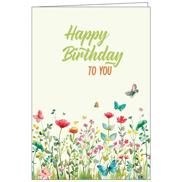 Produktbild des Artikels Faltkarte: Happy Birthday to you (Schreibwaren)