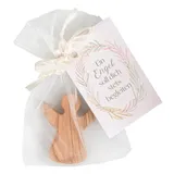 Stimmungsbild zu Handschmeichler "Engel" - Olivenholz