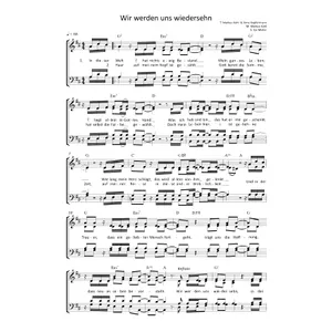 Produktbild des Artikels Wir werden uns wiedersehn (Noten - Download)