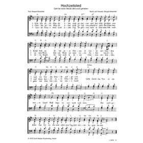 Produktbild des Artikels Hochzeitslied (Noten - Download)