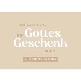 Produktbild des Artikels Postkarten "Gottes Geschenk an Dich" 12 Stk. (Schreibwaren)
