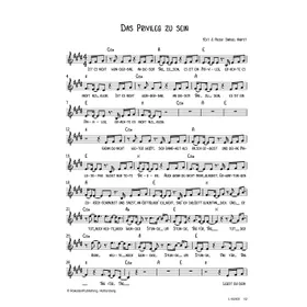 Produktbild des Artikels Das Privileg zu sein (Noten - Download)