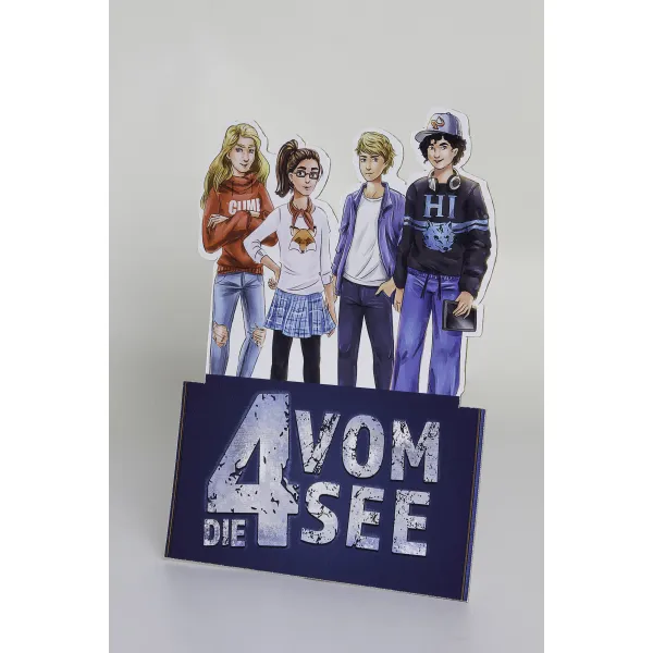 Produktbild des Artikels Mini-Aufsteller "Die 4 vom See" (Werbemittel)
