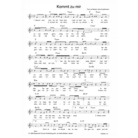 Produktbild des Artikels Kommt zu mir (Noten - Download)