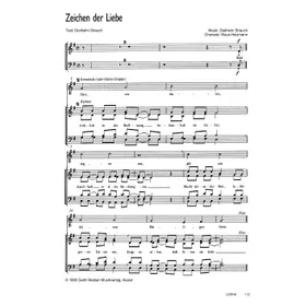 Produktbild des Artikels Zeichen der Liebe (Noten - Download)