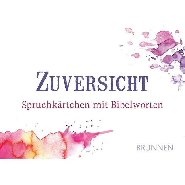 Produktbild des Artikels Spruchkärtchen mit Bibelworten 3 "Zuversicht" (Schreibwaren)