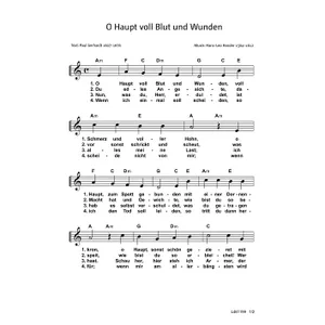 Produktbild des Artikels O Haupt voll Blut und Wunden (Noten - Download)