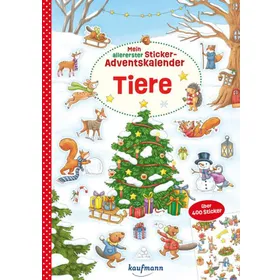 Produktbild des Artikels Mein allererster Sticker-Adventskalender Tiere (Buch - Geheftet)