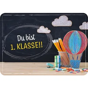 Produktbild des Artikels Postkarte - Du bist 1. Klasse!! (Schreibwaren)