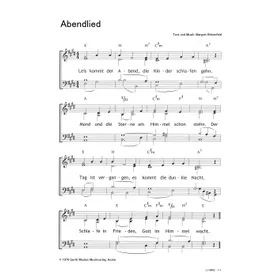 Produktbild des Artikels Abendlied (Noten - Download)