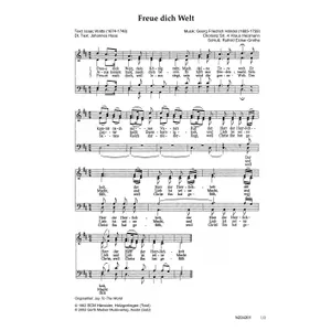 Produktbild des Artikels Freue dich Welt (Noten - Download)