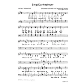 Produktbild des Artikels Singt Dankeslieder (Noten - Download)
