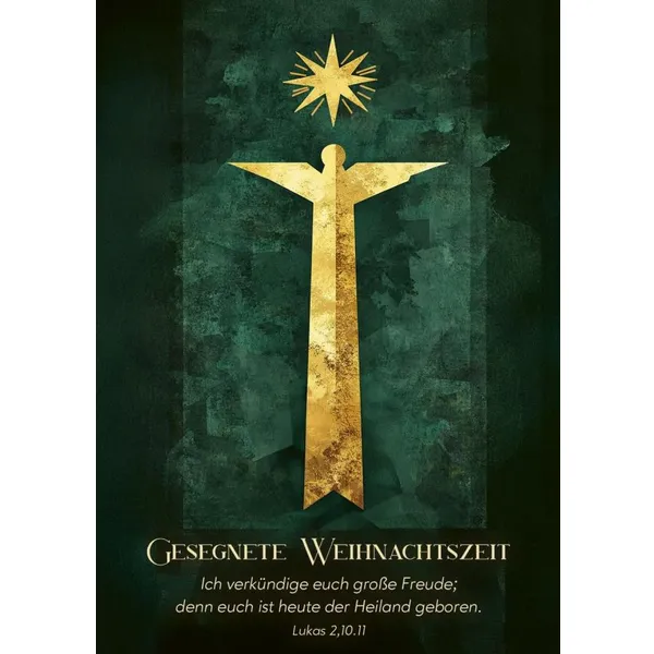 Produktbild des Artikels Postkarten "Gesegnete Weihnachtszeit" 12 Stück (Schreibwaren)