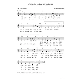 Produktbild des Artikels Geben ist seliger als Nehmen (Noten - Download)