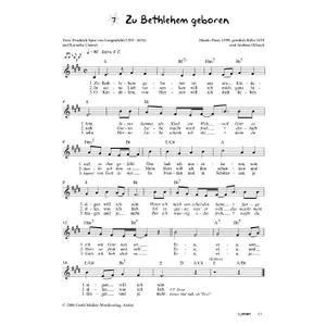 Produktbild des Artikels Zu Bethlehem geboren (Noten - Download)