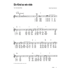 Produktbild des Artikels Ein Kind so wie viele (Noten - Download)