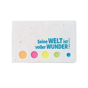 Produktbild des Artikels Haftnotizblock "Seine Welt ist voller Wunder" (Schreibwaren)