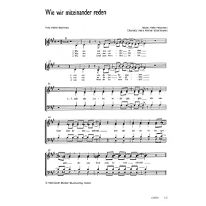 Produktbild des Artikels Wie wir miteinander reden (Noten - Download)