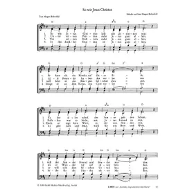 Produktbild des Artikels So wie Jesus Christus (Noten - Download)