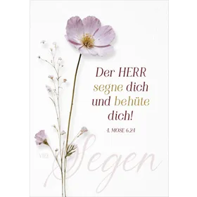 Produktbild des Artikels Faltkarte "Der Herr segne dich" (Schreibwaren)