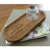 Stimmungsbild zu Holztablett "Lass dir an meiner Gnade genügen."