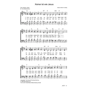 Produktbild des Artikels Keiner ist wie Jesus (Noten - Download)