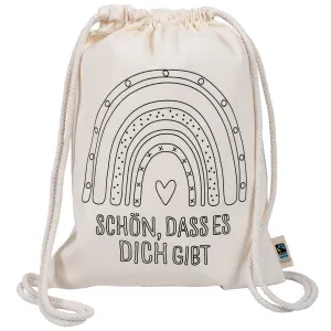 Produktbild des Artikels Turnbeutel "Regenbogen" ()