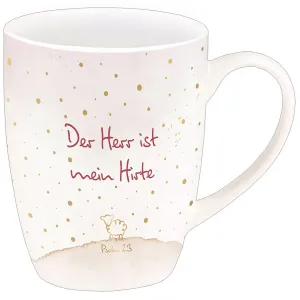 Produktbild des Artikels Tasse "Der Herr ist mein Hirte" (Gold-Edition) ()