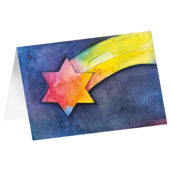 Produktbild des Artikels Kunstkarten "Stern in dunkler Nacht" 6 Stk. (Schreibwaren)