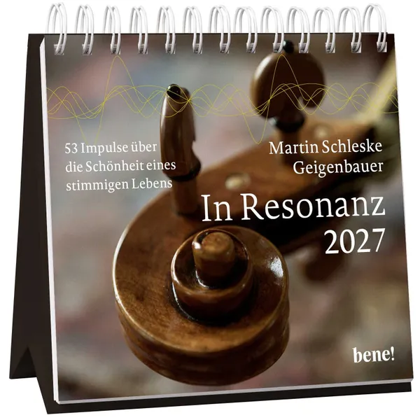 Produktbild des Artikels In Resonanz 2027 - Aufstellkalender (Kalender - Spiralbindung)