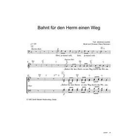 Produktbild des Artikels Bahnt für den Herrn einen Weg (Noten - Download)