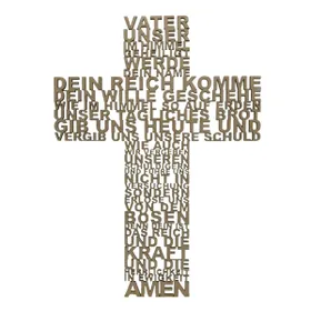 Produktbild des Artikels Vater unser Wortkreuz - ohne Sockel ()