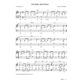 Produktbild des Artikels Ich danke dem Herrn (Noten - Download)