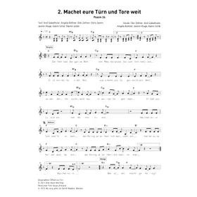 Produktbild des Artikels Machet eure Türn und Tore weit (Noten - Download)