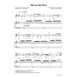 Produktbild des Artikels Wer ist das Kind (Noten - Download)