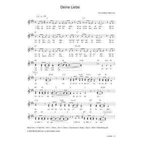 Produktbild des Artikels Deine Liebe (Noten - Download)