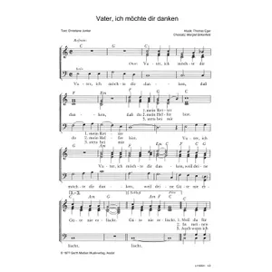 Produktbild des Artikels Vater, ich möchte dir danken (Noten - Download)