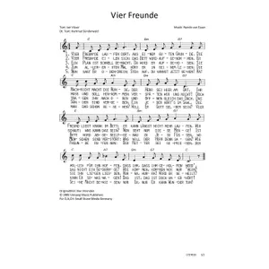 Produktbild des Artikels Vier Freunde (Noten - Download)