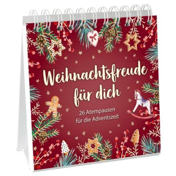 Produktbild des Artikels Weihnachtsfreude für dich - Aufstellbuch (Buch - Spiralbindung)