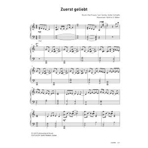 Produktbild des Artikels Zuerst geliebt (Noten - Download)