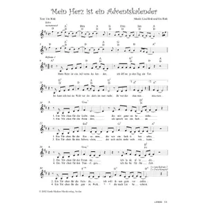 Produktbild des Artikels Mein Herz ist ein Adventskalender (Noten - Download)