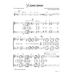 Produktbild des Artikels Ganz genau (Chor) (Noten - Download)