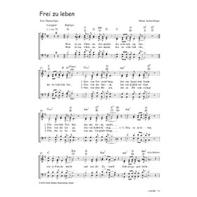 Produktbild des Artikels Frei zu leben (Noten - Download)