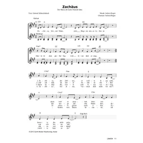 Produktbild des Artikels Zachäus (Noten - Download)