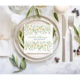 Stimmungsbild zu Servietten "Herzlich willkommen ..."