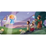 Stimmungsbild zu Weihnachten im Stall