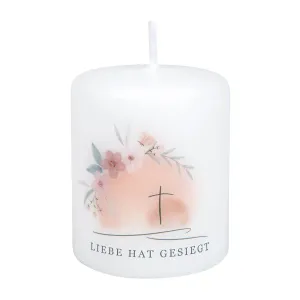 Produktbild des Artikels Tischkerze Ostern "Liebe hat gesiegt" ()