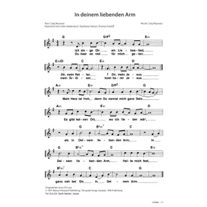 Produktbild des Artikels In deinem liebenden Arm (Noten - Download)