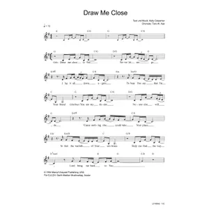 Produktbild des Artikels Draw Me Close (Noten - Download)