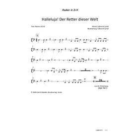 Produktbild des Artikels Halleluja! Der Retter dieser Welt ist da (Pauken) (Noten - Download)
